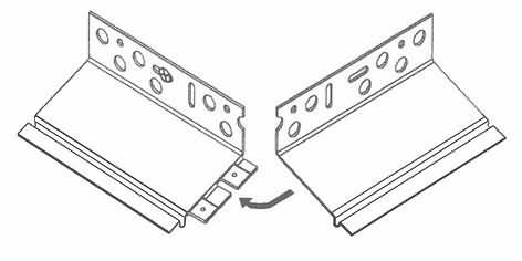 Sockelschien aus Aluminium fr WDVS